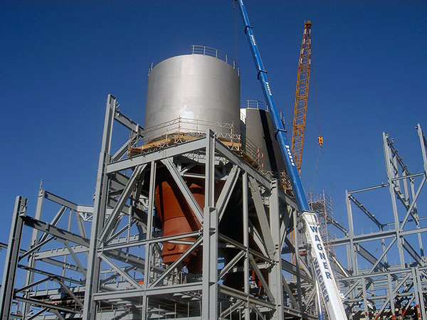 Flugaschesiloanlage/Deutschland